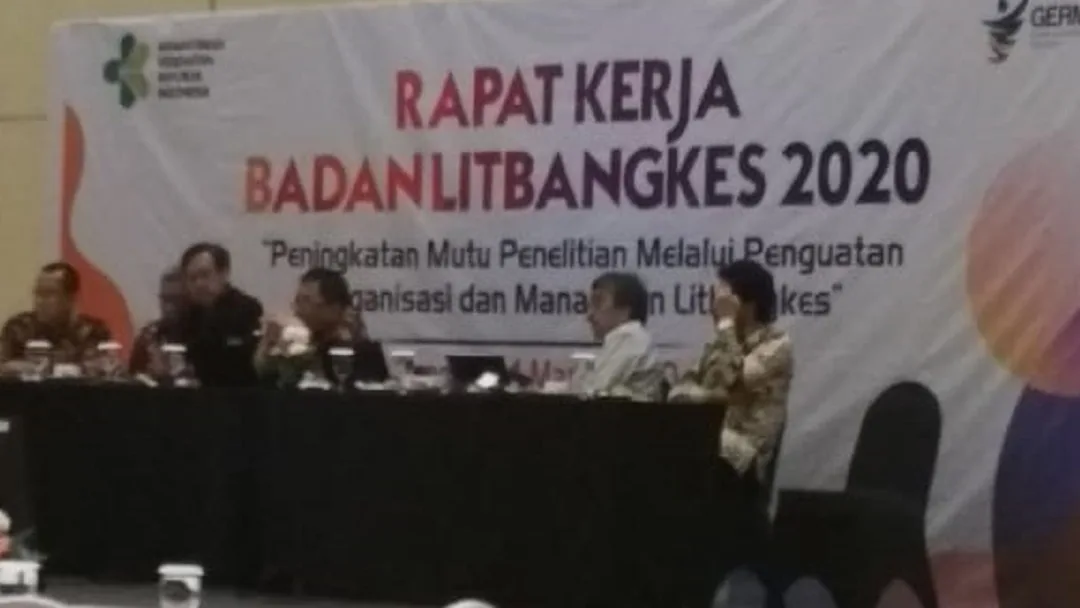 Arahan Menteri Kesehatan Dalam Rapat Kerja Badan Litbangkes Tahun 2020