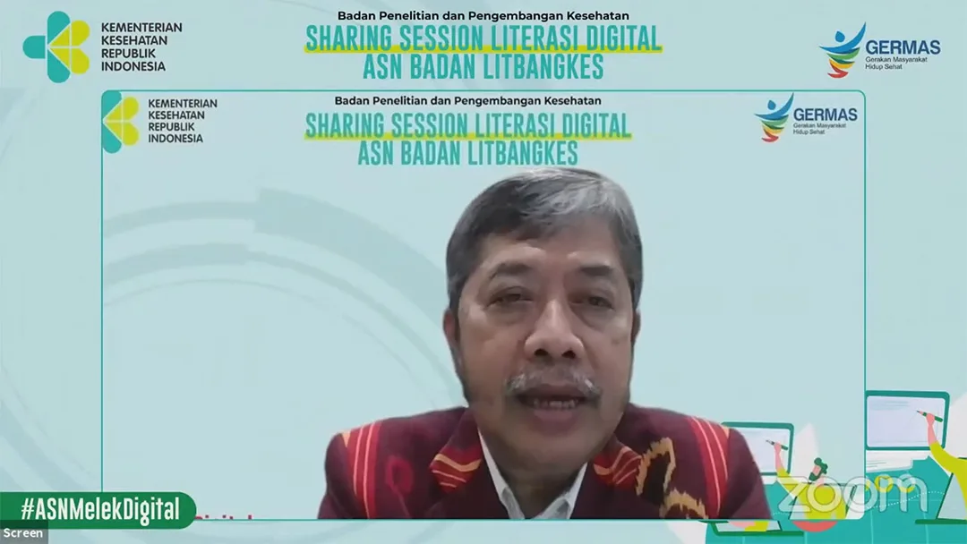 Sharing Session Literasi Digital ASN Badan Litbangkes
