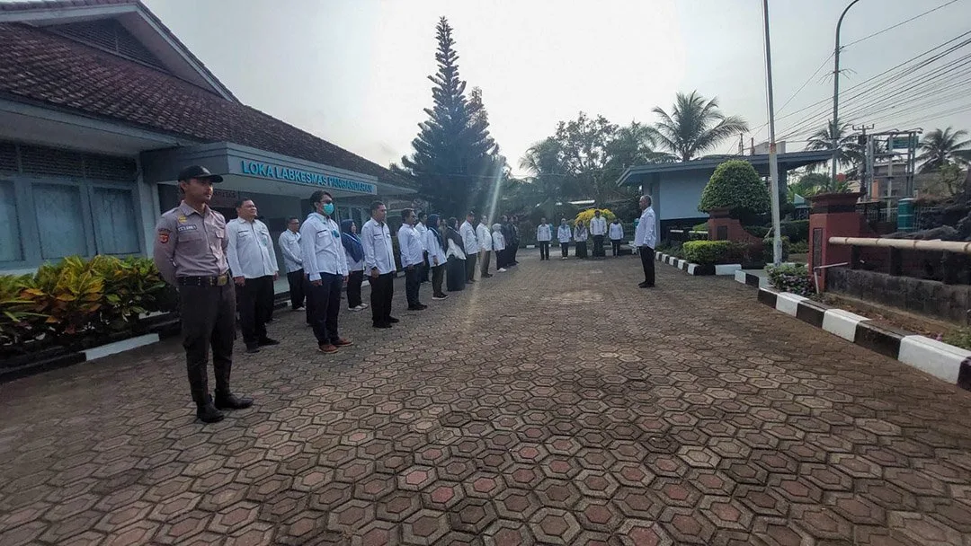 Berlangsung Khidmat, Upacara hari Lahir Pancasila Tahun 2024 di Loka Labkesmas Pangandaran