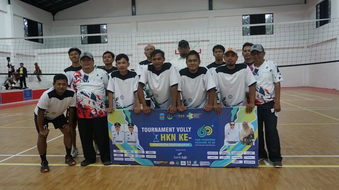Meriahkan HKN ke-60, Labkesmas Pangandaran Berpartisipasi dalam Pekan Olahraga Kesehatan di Kabupaten Pangandaran