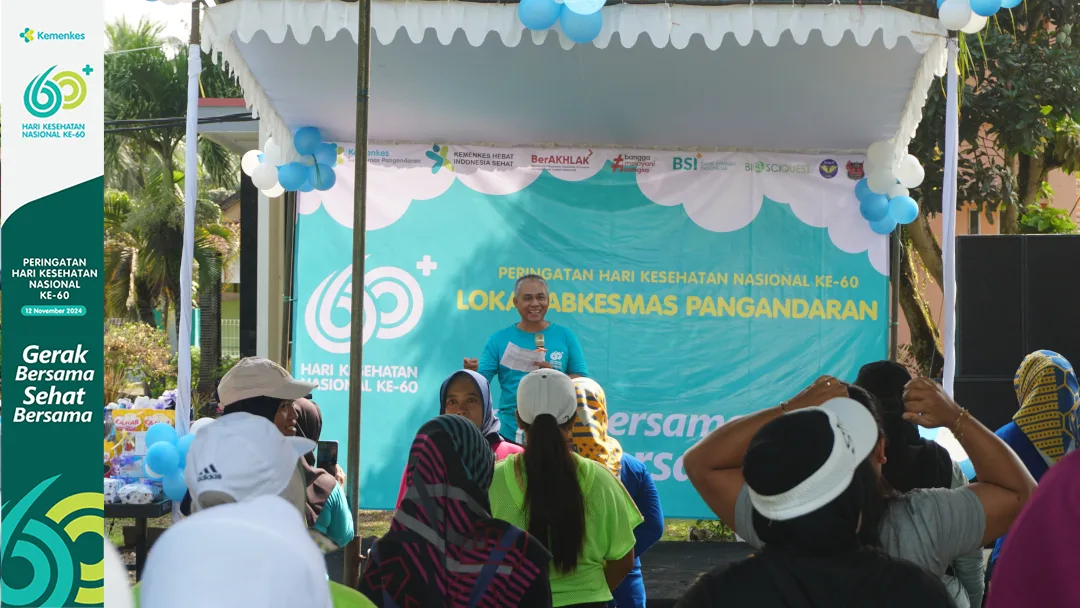 Peringatan Hari Kesehatan Nasional ke-60 Tahun 2024 di Labkesmas Pangandaran