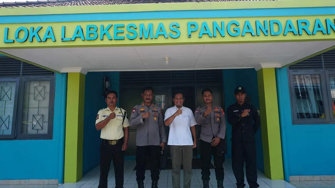 Polres Pangandaran Laksanakan Sosialisasi Perpol Nomor 1 Tahun 2023 dan Sambang Kemitraan di Loka Labkesmas Pangandaran