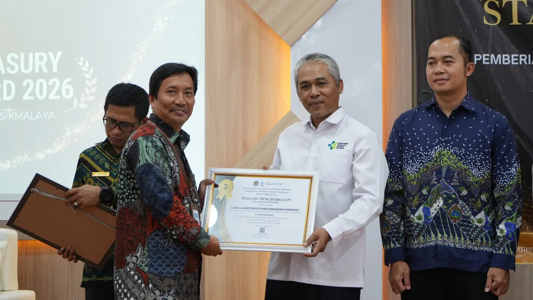 Loka Labkesmas Pangandaran Raih Peringkat Kedua Satker Terbaik Penggunaan KKP Semester I 2026